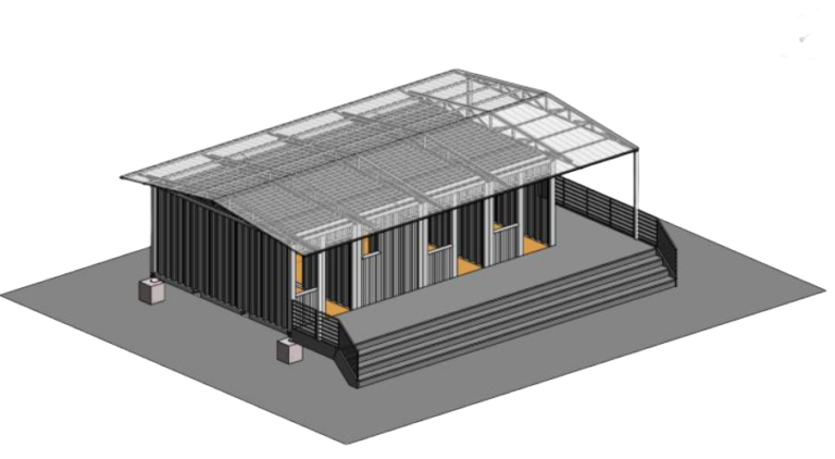 Project Moses Modular 100% Off Grid House Model